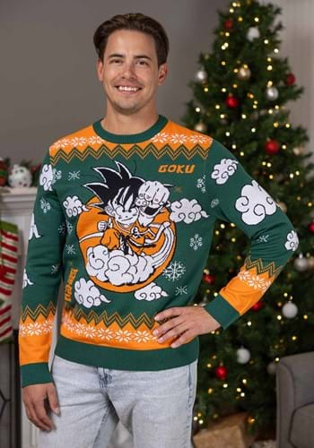 Dragon Ball Z Goku Adult Ugly Christmas Sweater