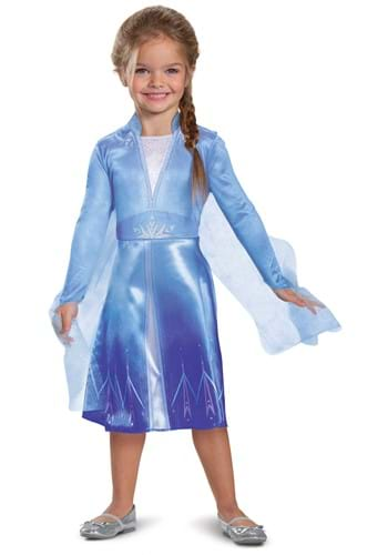 Frozen Girls Elsa Travelling Dress Costume