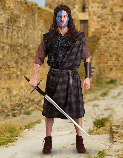 Braveheart Halloween Costume for Big Guys