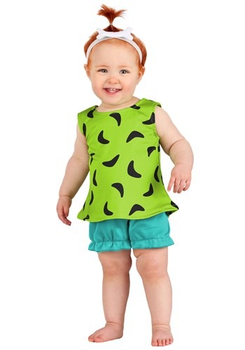 Infant Classic Flintstones Pebbles Costume1