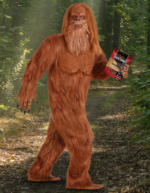 Jack Links Sasquatch Costume for Big Men