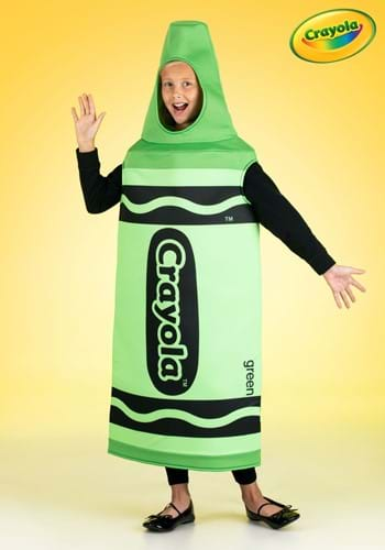 Kid's Green Crayola Crayon Costume-0