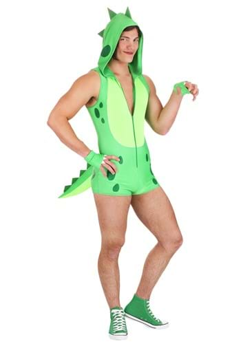 Mens Sexy Dino Costume Romper