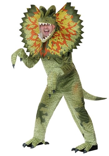 Plus Size Adult Dilophosaurus Costume