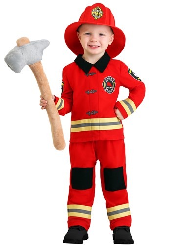 Toddler Friendly Firefighter Costume