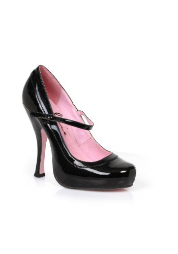 Women's Black Baby Doll Heels