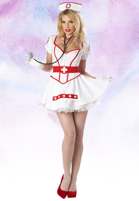 Women's Plus Size Nurse Heartbreaker Costume